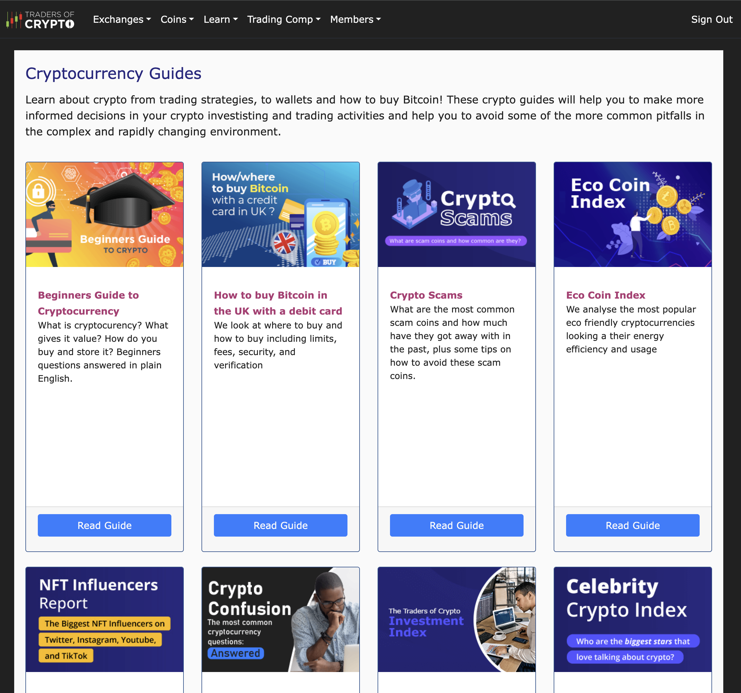 Traders Of Crypto educational guides